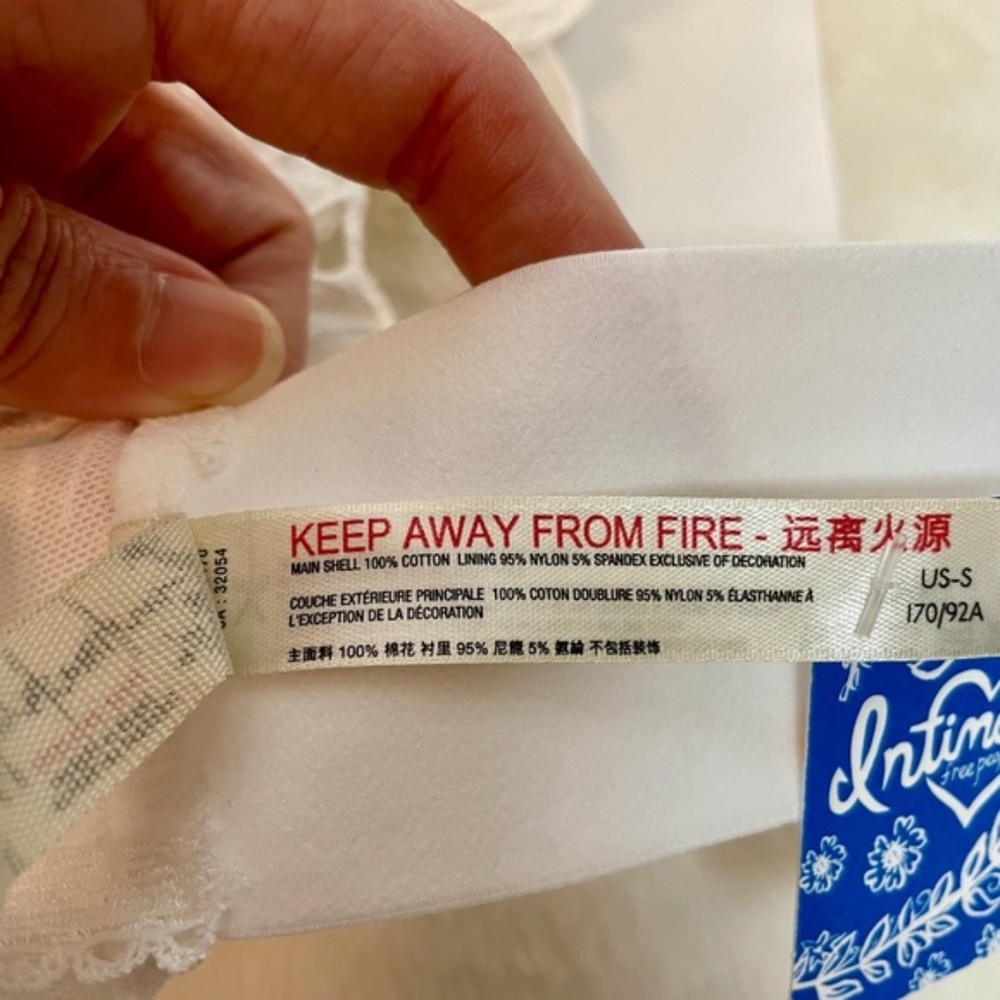 Free People Bralette June Lace Eyelet Crop Top - Picture 5 of 6